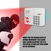 Wireless PIR Motion Sensor Alarm Password Home Security Keypad Remote Infrared Detectors