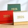 Premium Paper 2026 Desktop Calendar Stable Base Daily Planner Coil Calendar  Time Management