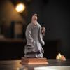 Ceramics Taiji Zhang Sanfeng Legend Figure Statue Wudang School of Chinese Taoism Home Living Room Office Decorative Accessories