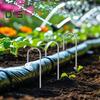 50/100Pcs U-shaped Ground Stake Anti-Rust Garden Pile Easy Installation Reusable Multipurpose Garden Landscape Piles