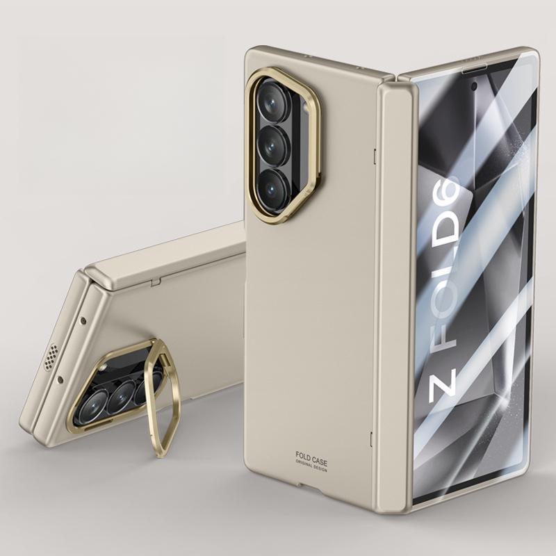 Подходит для чехла для мобильного телефона Samsung Zflod6, защита от подглядывания, для Galaxy 6-го поколения, со складным экраном, держатель для объектива, чехол для шарнира 6