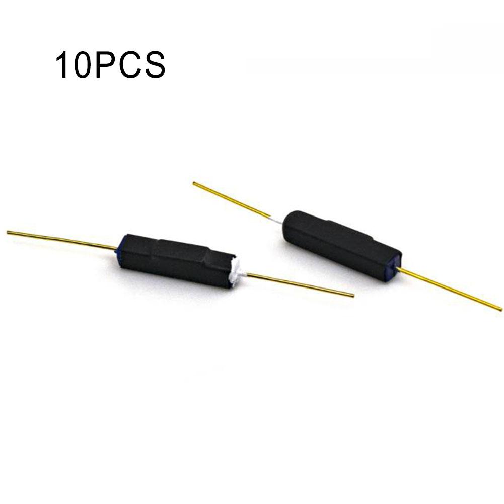 Герконовый переключатель, длина 14,2 мм, диаметр 3,3 мм, черный, закрытый