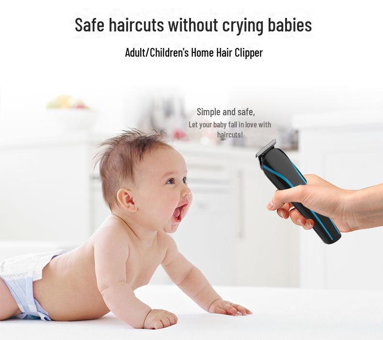 Multifunctional 6-in-1 Digital Hair Clipper Set with Sideburn Trimmer