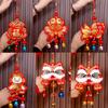 Flocking Lucky Bag Pendant Bell Tassels Spring Festival Pendants  Door Window Wall Decor