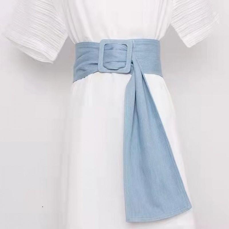 Стильный женский джинсовый пояс для модных нарядов и платьев