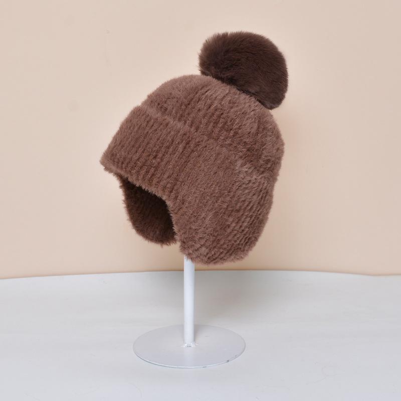 2023 Мужская зимняя вязаная шапка для езды на велосипеде, защита ушей, теплая фуражка, повседневная модная шляпа от солнца, шапки-бомберы