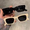 Rectangle Retro Sunglasses Women Vintage Cat Eye Sun Glasses Hip Hop Goggles Lady Eyewear Non-polarized