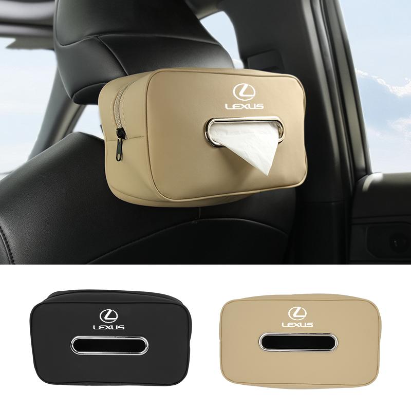 Car Seatback Tissue Box Armrest Paper Napkin Storage Bag Accessories For Lexus UX250h RX450h CT200h RX400h NX300h RX350 RX300 G
