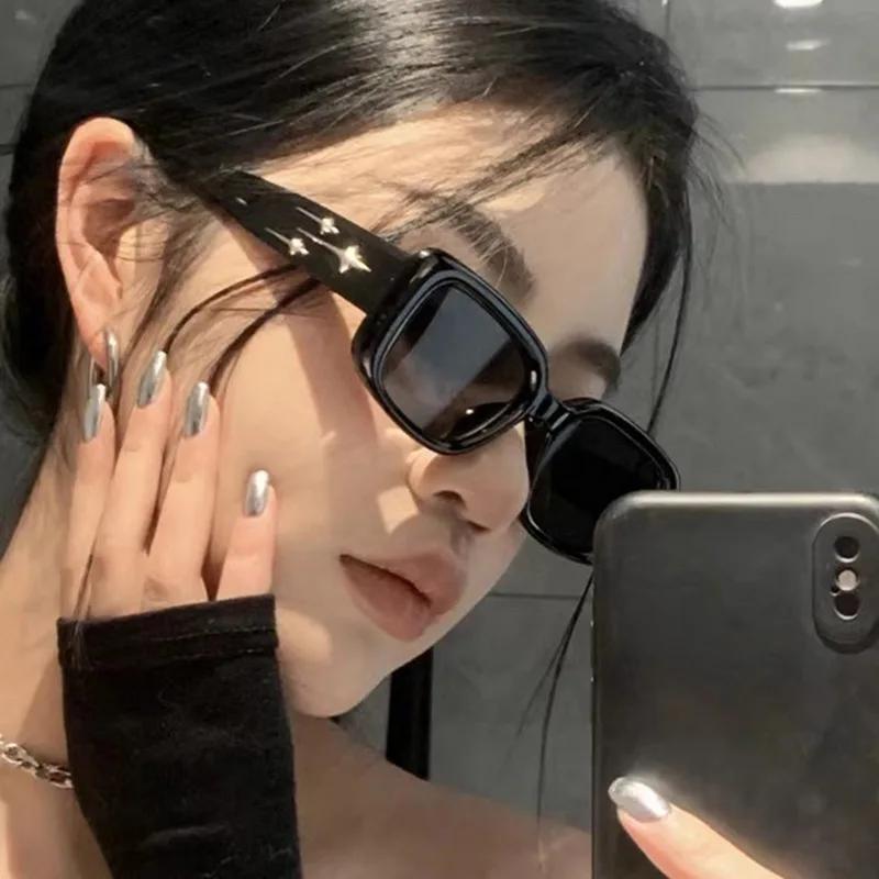New Retro Style Small Square Sunglasses Women Cat Eye Sunglasses Fashion Colorful Mirror Goggles Men Punk Sports Sun Glasses
