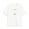 Breathable Versatile Letter Round Neck Short Sleeve T-Shirt Men Tops Off-White AHSV163-5