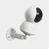 White Wall-Mounted Universal Camera Bracket with Small Rotating Head