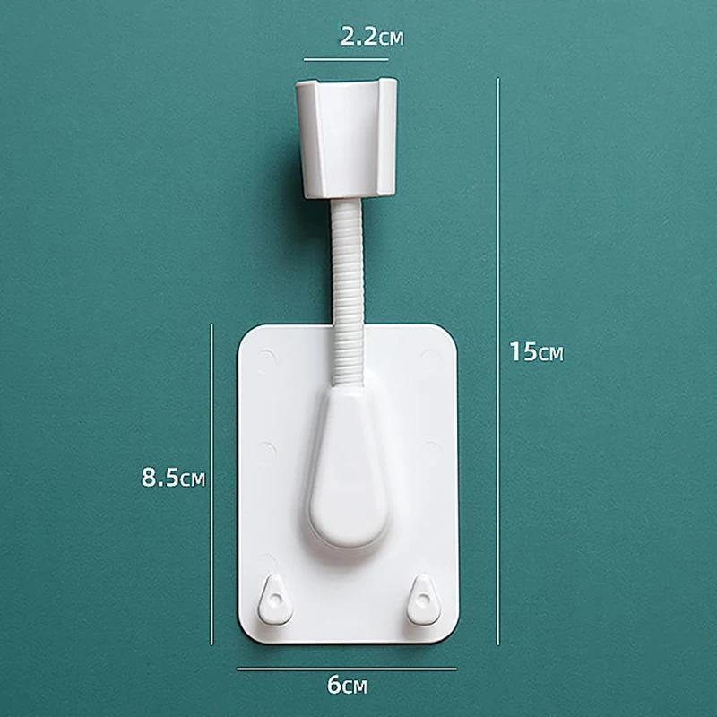 Держатель для душевой лейки без сверления, креативный силиконовый присосочный подвесной кронштейн-гусеница, съемное фиксированное сиденье, аксессуары для душа