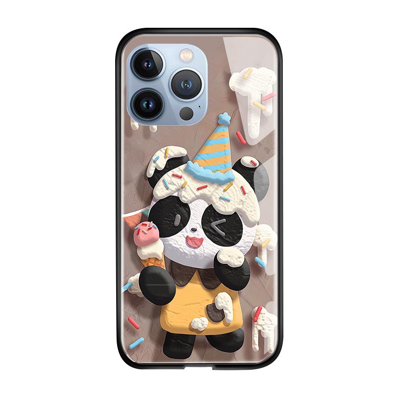 Чехол для телефона из закаленного стекла для iPhone 11 12 13 14 15 16 17 Redmi 10 12 14C Note10 Note14 Xiaomi 11Lite PocoC75 Мягкий край Ударопрочный Гладкий чехол