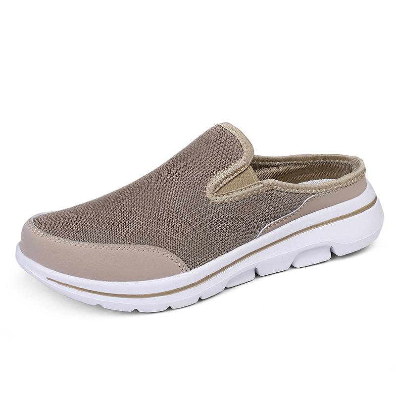Fashion Shoes for Men and Women Light Breathable Couple Half Slippers Outdoor Casual Designer Men Slippers for Summer Big Size 4