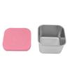 6 PCS 180ml Capacity Stainless Steel Container Orange Pink Silver Sauce Cup  Home Kitchen