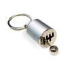[JUNKADO] Gear Shift Key Chain 6 Speed Mission Keychain (Silver), Silver