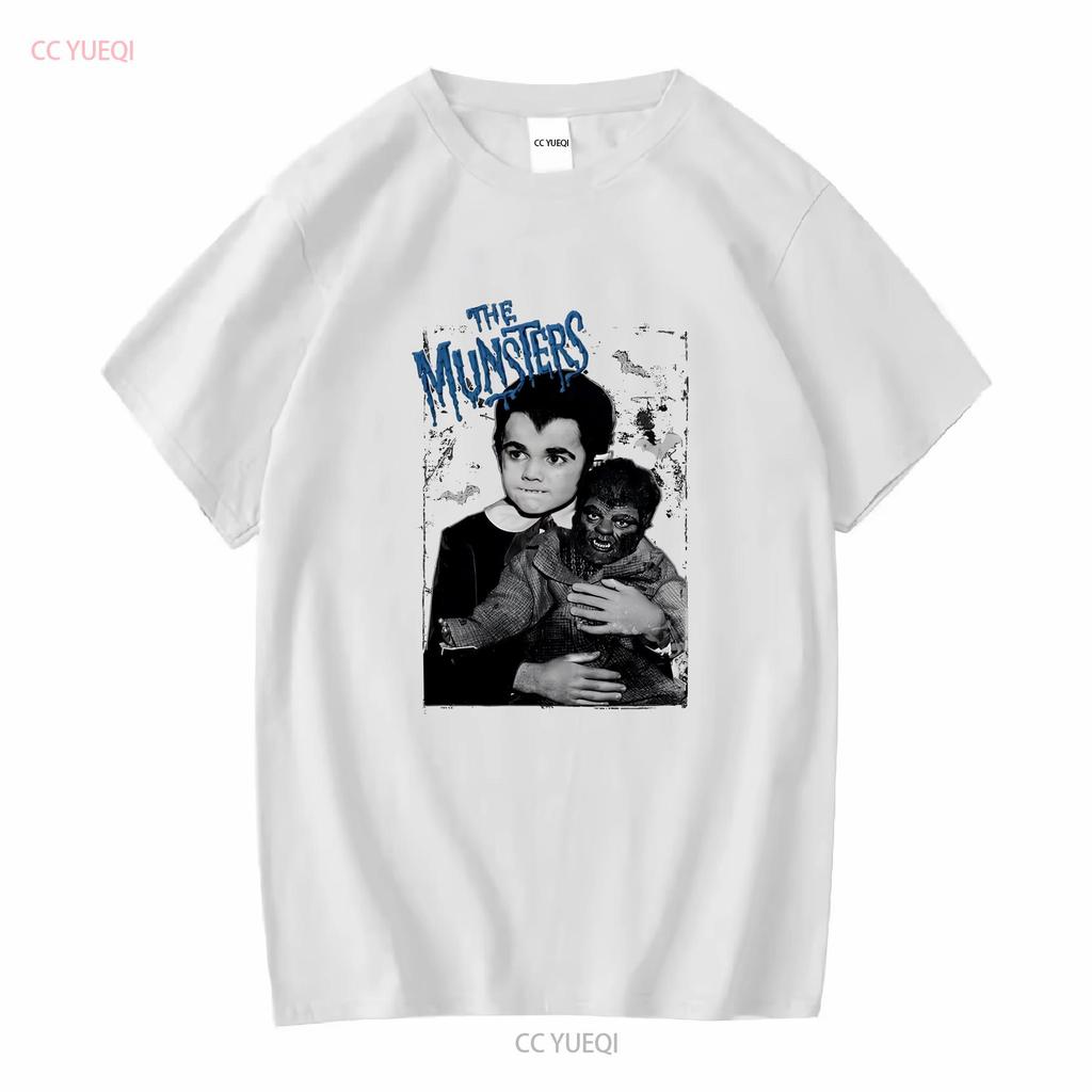 Eddie Munster T Shirt long or short sleeves vintage Washed Slightly Breathable streetwear Versatile Soft Stylish Comfortable