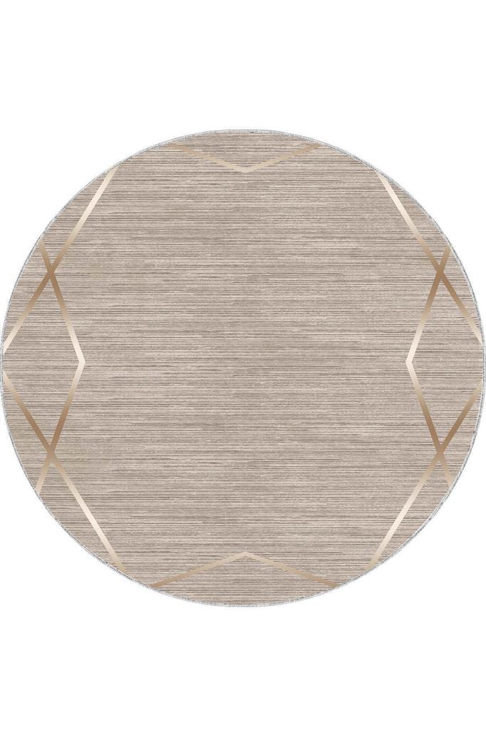 Rovigo Home Моющийся круглый ковер с принтом RHM7113