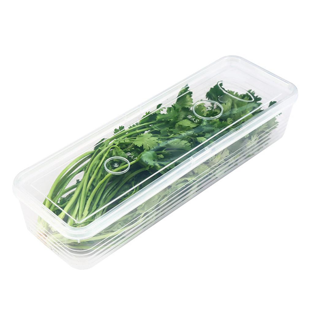 Yousheng 1/3 шт. прозрачный холодильник для хранения овощей органайзер пищевой BPA бесплатно штабелируемый многофункциональный свежий ящик