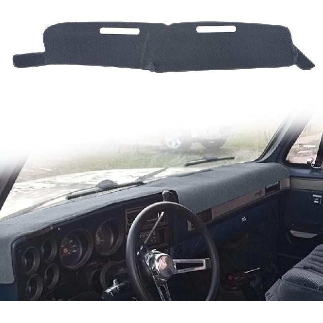 Накладка на приборную панель Подходит для 1981-1991 Chevy Chevrolet C/K/R/V Series Suburban Blazer, GMC C/K/R/V Series Jimmy, Коврик на приборную панель Ковер (синий)