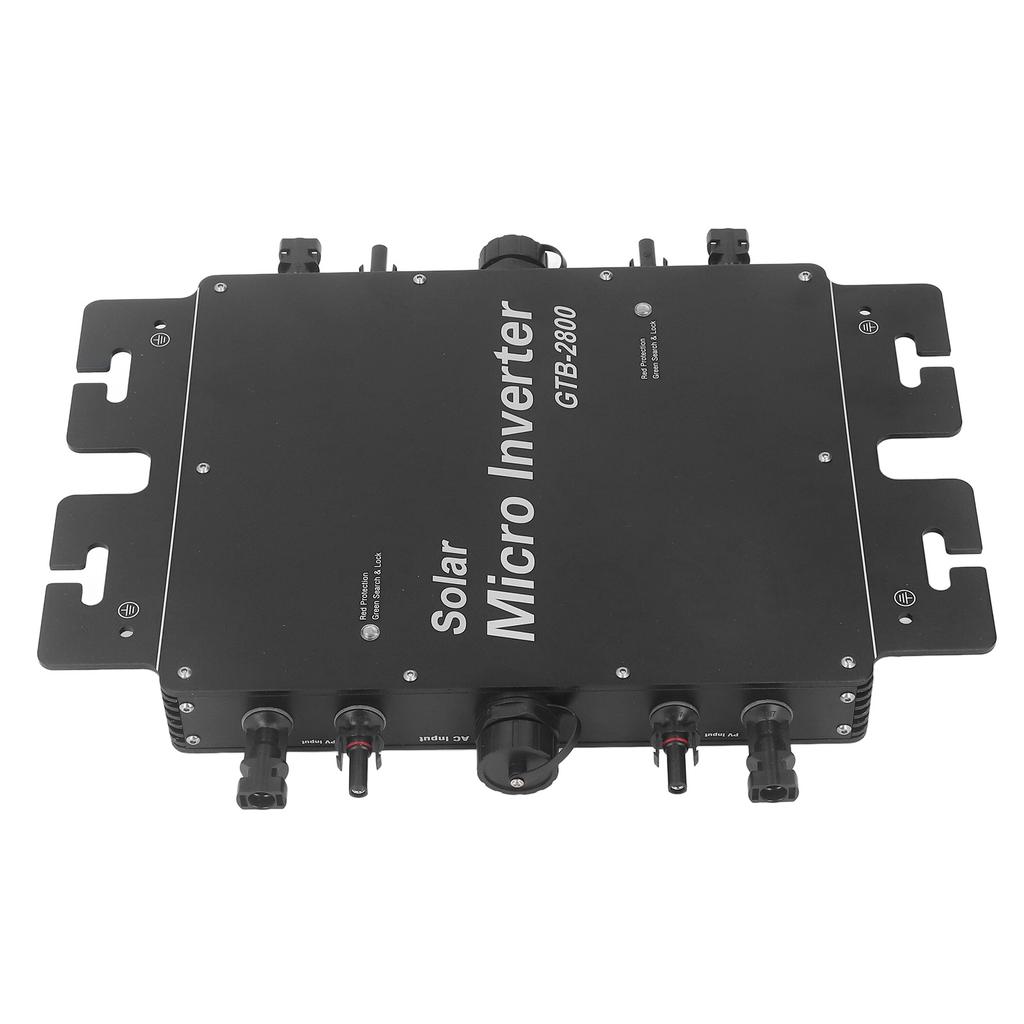 2800 Вт Солнечный сетевой инвертор MPPT Power Micro Inverter с управлением по WiFi IP65 Водонепроницаемый