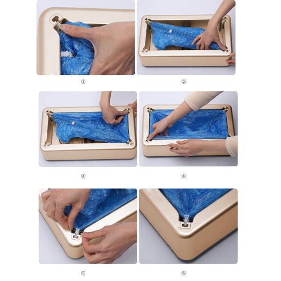 Automatic Shoe Cover Machine Wear-resistant Portable Anti-skid Sponge Rainy Days Office Hospital Factory Home Shoe Cover Dispense