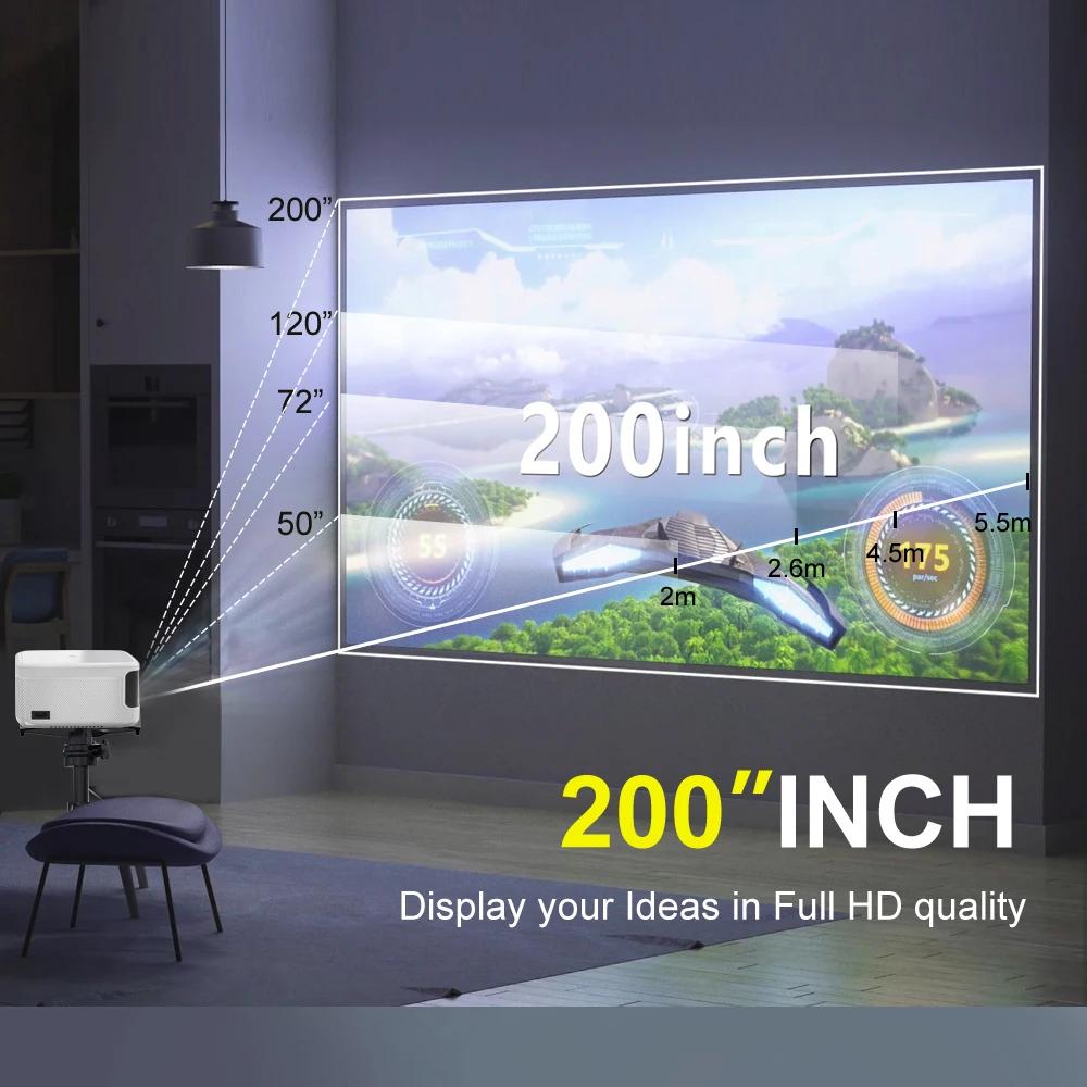 2025 Vivicine K6 Проектор Full HD WiFi Android Смарт Портативный Мини-проектор