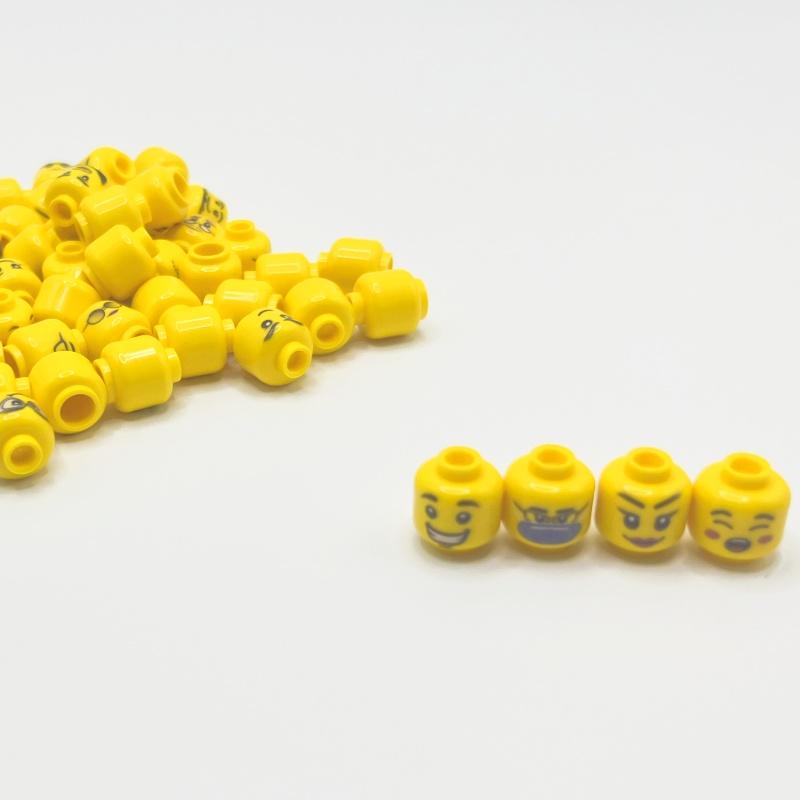 56 шт. 3626 Детали с выражениями лиц Игрушки Для Технических MOC Строительные Блоки DIY Подарки Совместимые Мини-Куклы Мелкие Детали