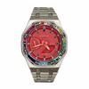 Мужские часы Casio G-SHOCK Серия 44 мм с двойным дисплеем (жидкокристаллический/аналоговый) Красные GA-2100-4A-