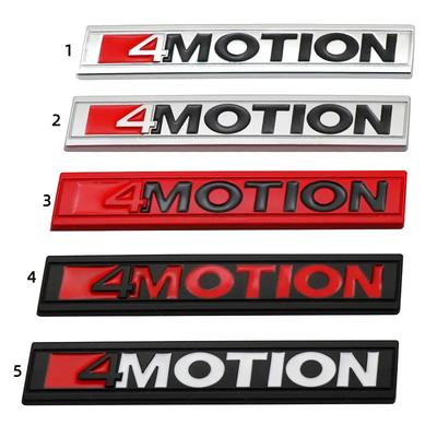 3D металлический 4motion логотип задний багажник автомобиля эмблема наклейка наклейки