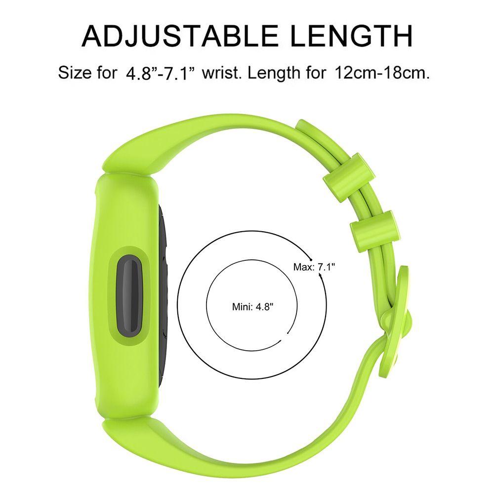 Wrist Strap Silicone Bracelet For Fitbit Ace 3/inspire 2 Smart Watch Band Bracelet Replacement Kids Wristband Watchbands