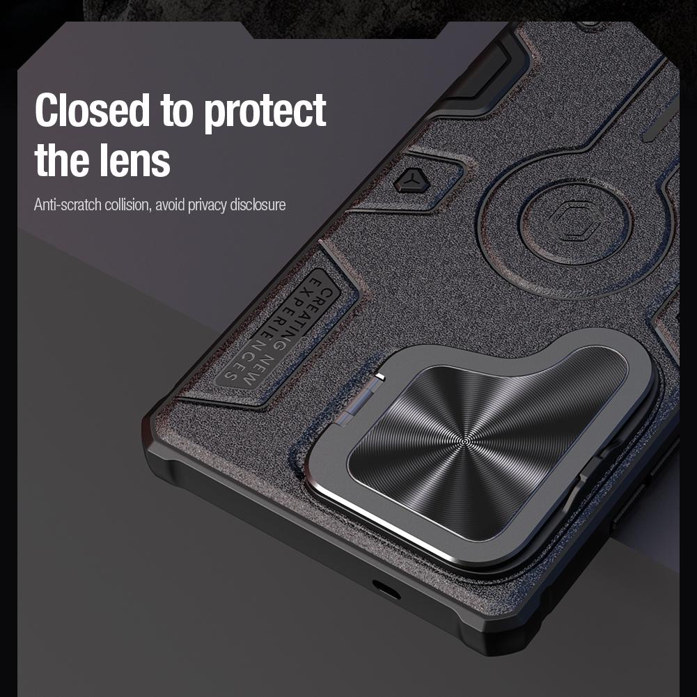 NILLKIN Для Samsung Galaxy S25 Ultra чехол для телефона CamShield Armor Prop магнитная защита камеры задняя крышка