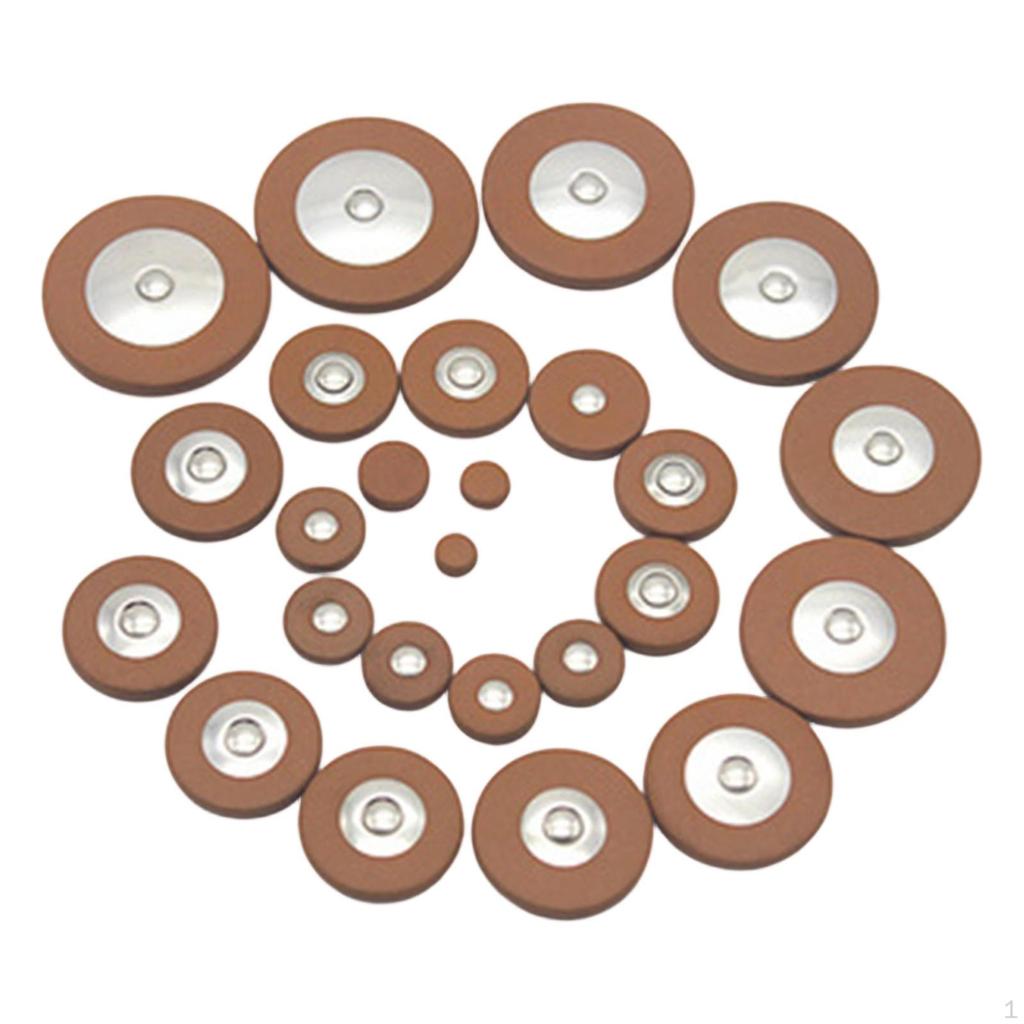 Набор подушек для альт-саксофона, 25 штук, аксессуары, просты в использовании, профессиональная прямая замена