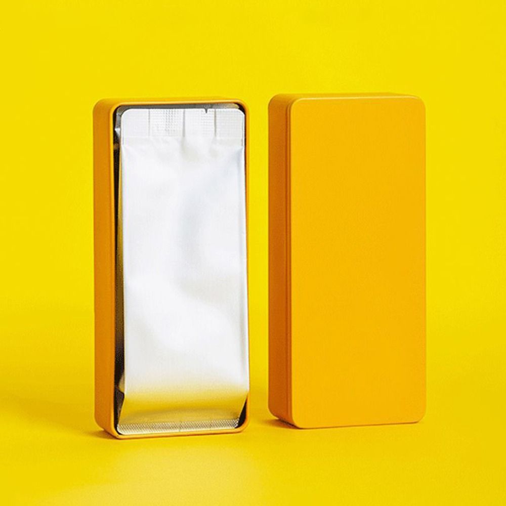 Small Organizer Metal Rectangular Empty Container Storage Box Tin Boxes Tea Packaging