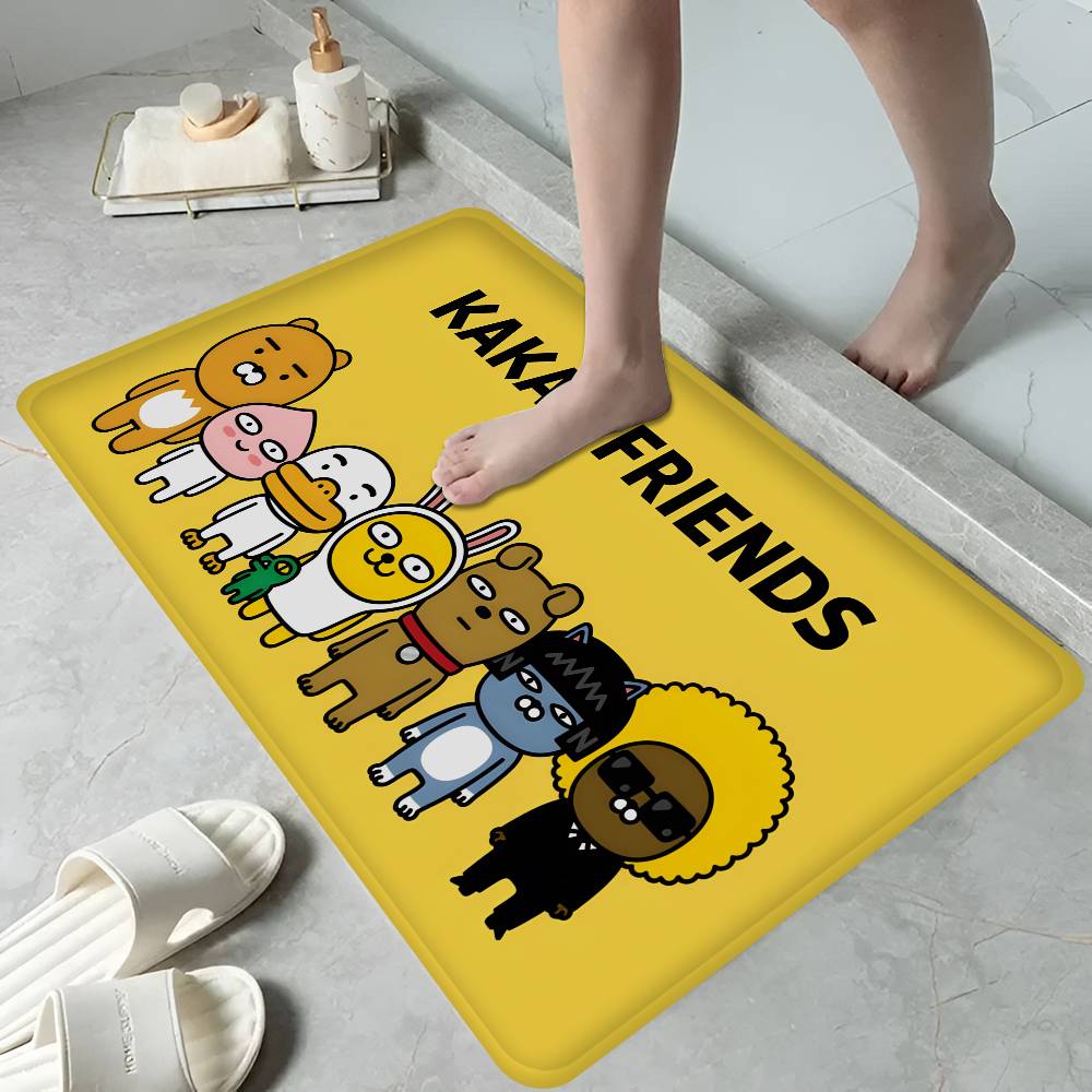 CARTOON CUTE K-KAKAOS L-LOVELY F-FRIENDS Entrance Door Mat Nordic Style Home Doormat Bathroom Mats Bedroom Hotel Decor Mat