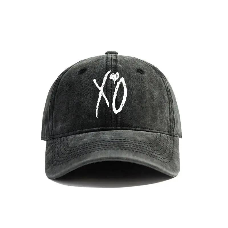 2025 XO The Weeknd Бейсболка Потертые Кепки Кепка Мужская Ретро Уличная Летняя Регулируемая Кепка Папы Мода