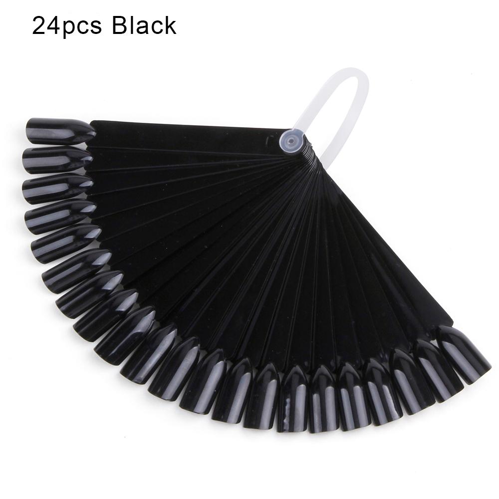 1 комплект, накладные ногти, веер, инструмент для демонстрации дизайна ногтей, прозрачная капсула для ногтей, искусственный маникюр, акриловый УФ-гель-лак