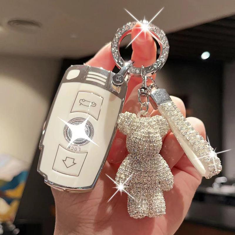 Soft TPU Car Remote Key Case Cover Shell For BMW X1 X5 Z4 E90 E60 E70 E87 X6 3 5 6 Series M3 M5 Holder Fob KeyChain Accessories