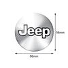 4pcs 56mm Auto Wheel Center Hub Caps Decal Cover Rim Sticker Badge Decoration For Jeep Renegade Grand Cherokee Wrangler Compass