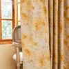 1 шт. штор LOZUJOJU в скандинавском пасторальном стиле, желтые шторы с принтом, полностью затемняющие шторы для спальни, гостиной, балкона, окна для домашнего декора