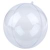 Plastic Round Ball Christmas Clear Bauble Ornament Gift Present Xmas Tree New