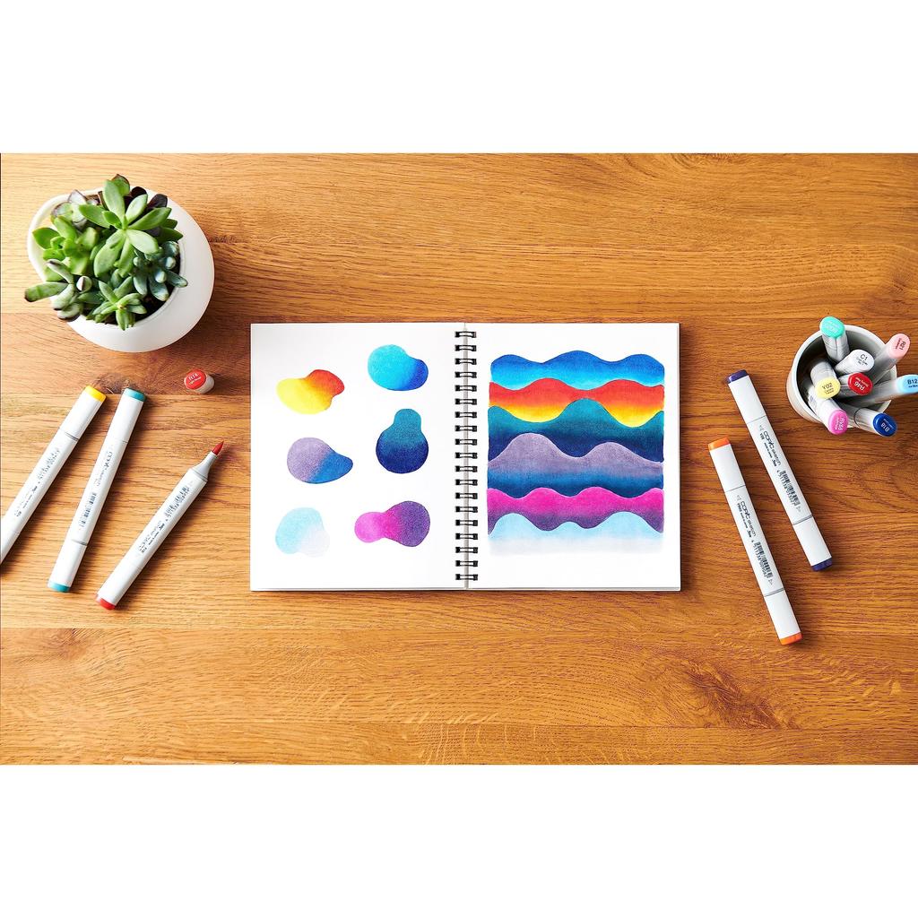 Too Copic Paper Selection Sketchbook, Size S - Ideal for Artists and Designers