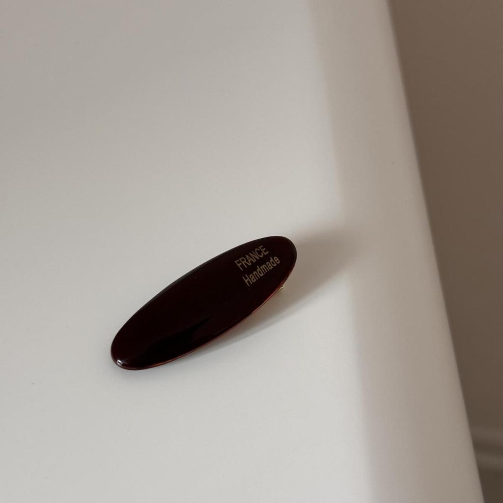 Ацетатная овальная заколка для волос Gold Label - Новый аксессуар для челки и боковых прядей