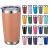 Custom Logo 20 Oz Multi-colored Stainless Steel Vacuum Insulated Tumbler Hot/cold Drink Beer Cup for Travel Coffee Mug