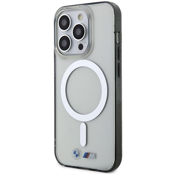 Etui do iPhone 14 Pro BMW MagSafe Srebrne Przezroczyste