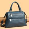 Retro Leather Atmospheric Commuter Bag New High-end Boston Bag Genuine Leather Women's Handbag