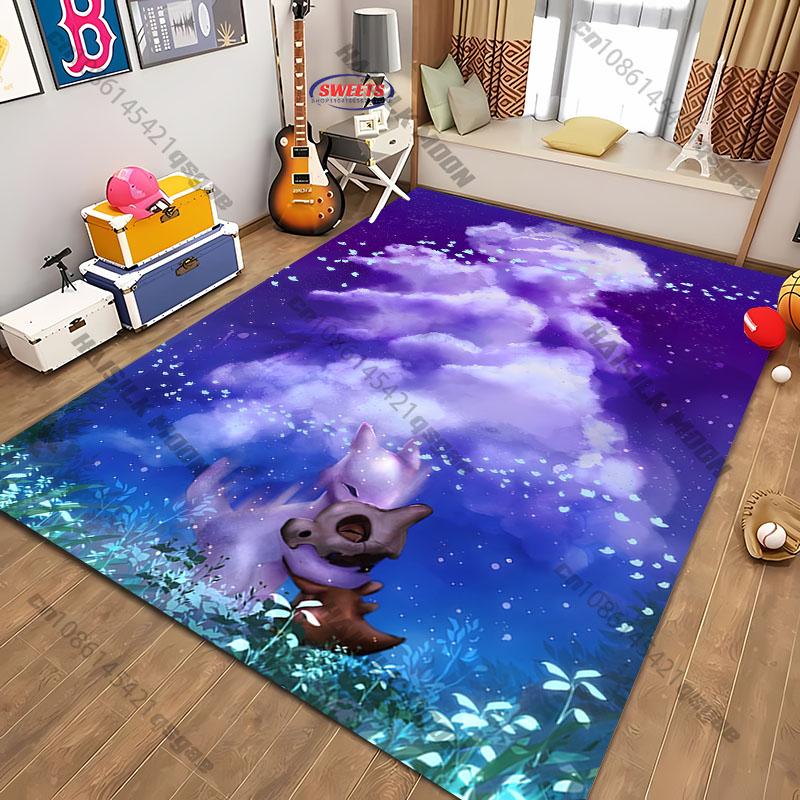 3D Pokemon Cubone Printed  Carpet New Release! Living Room Bedroom,Office Areas Rug,Durable Machine Washable Mat Free Shipping