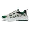 Li-Ning Кроссовки Meteor Shock Absorbing Non-Slip Wear-Stick-Top Running Shoes Мужские кроссовки Oatmeal-Gray Spruce-Green ARXT009-3