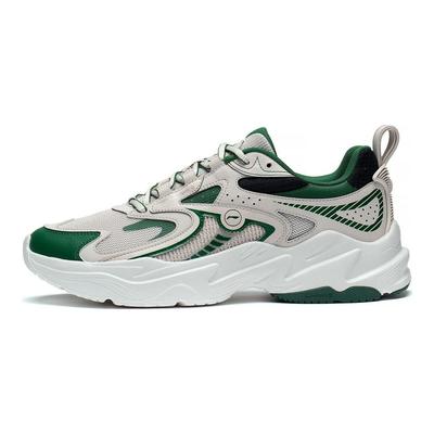 Кроссовки Meteor Shock Absorbing Non-Slip Wear-Stick-Top Running Shoes Мужские кроссовки Oatmeal-Gray Spruce-Green ARXT009-3