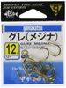 Gamakatsu Greyfish (Mejina) Hook Gold No. 12 Fishing Hook